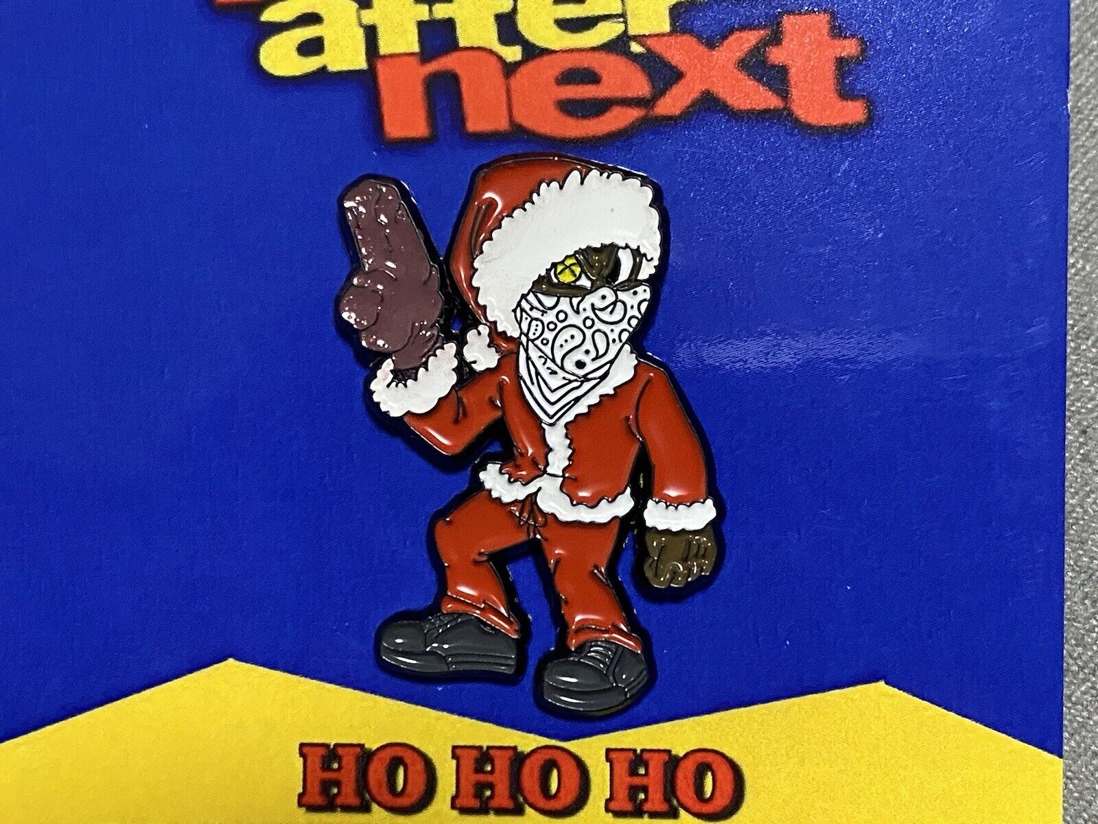 Pinzcity The Robber Santa Claus Scare Bear Hat Pin Limited Friday After Next