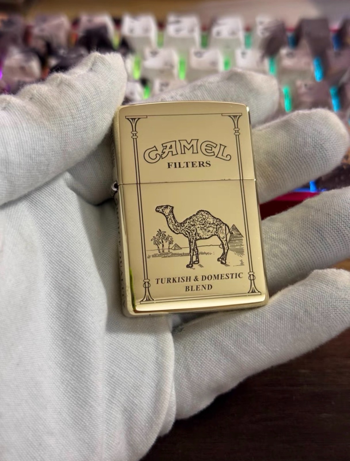 ZIPPO CAMEL GOLDEN RARE LIGHTER ZIPPO CAMEL GOLDEN RARE LIGHTER