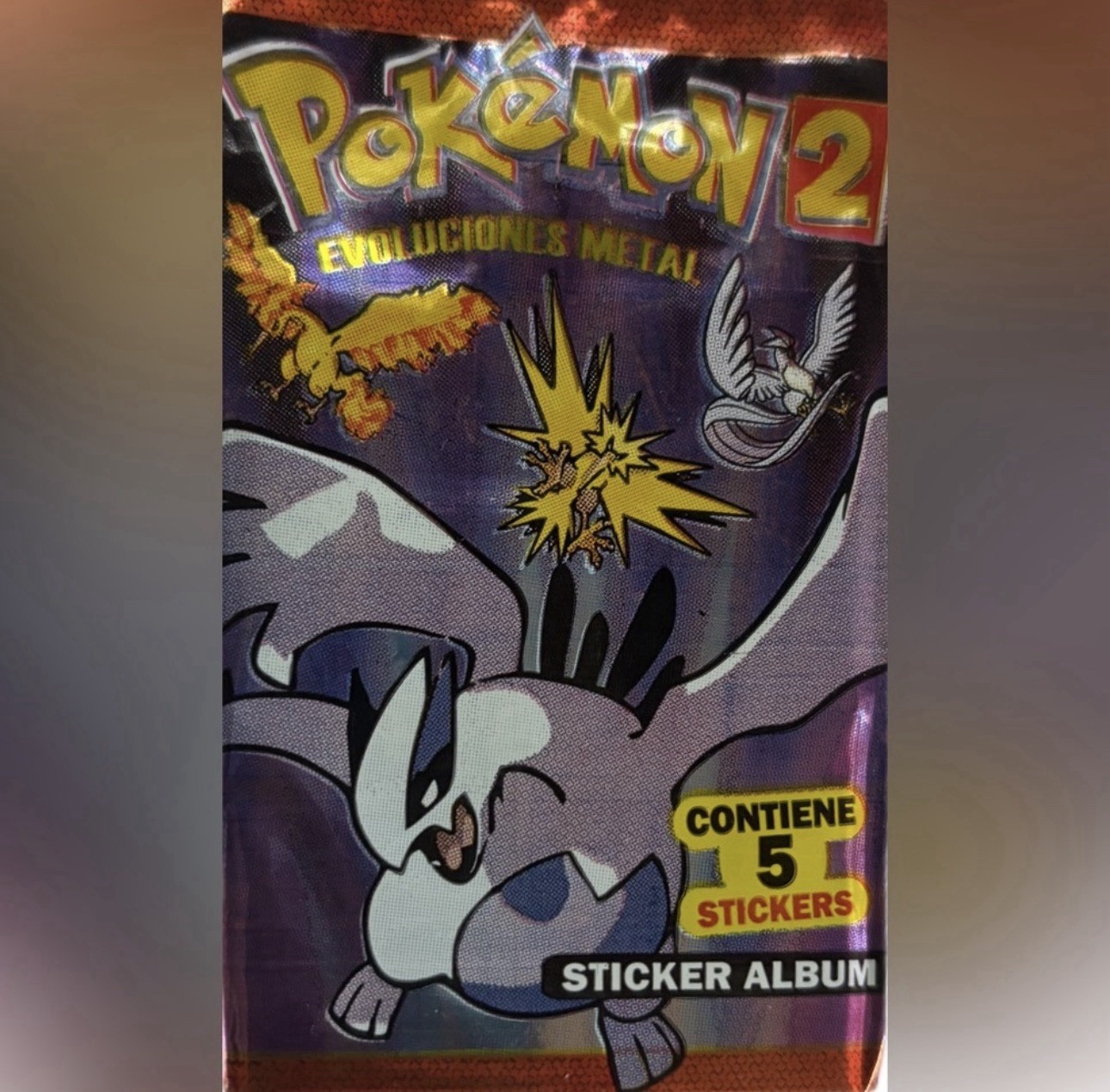 1 SEALED PACK ENVELOPE / 5 Stickers POKEMON Evolutions Johto 2022 PERU LUGIA 1 SEALED PACK ENVELOPE / 5 Stickers POKEMON Evolutions Johto 2022 PERU LUGIA