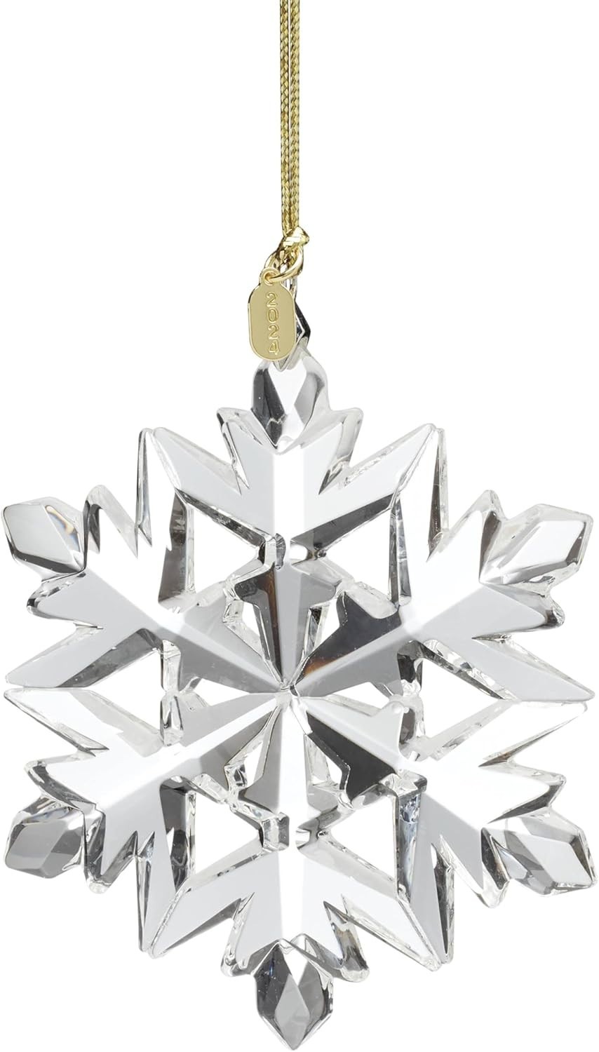 Lenox Crystal Annual 2024 OPTIC SNOWFLAKE Christmas Ornament N/O Lenox Crystal Annual 2024 OPTIC SNOWFLAKE Christmas Ornament N/O