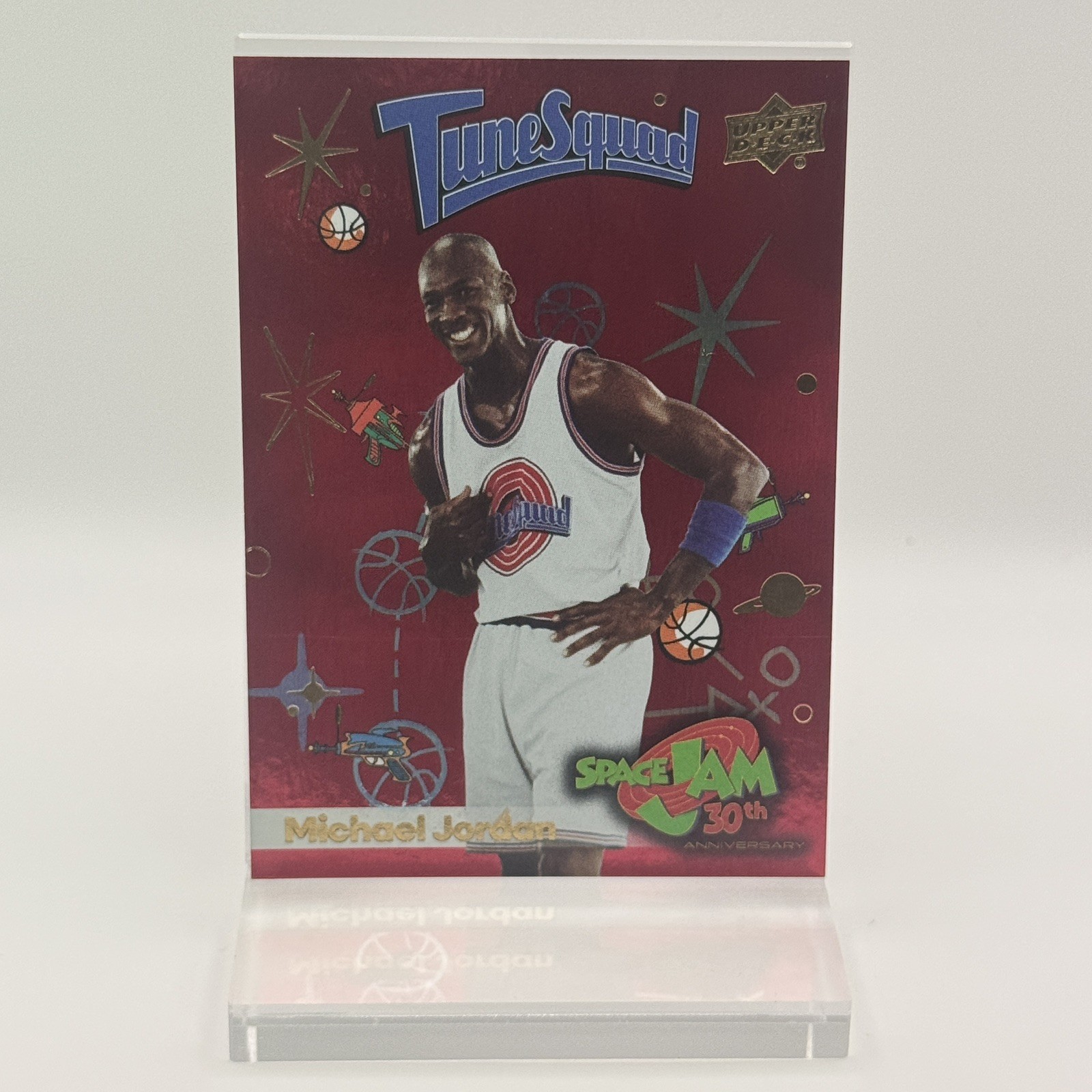 Upper Deck Space Jam 30th Anniversary Michael Jordan Red #/1996 Upper Deck Space Jam 30th Anniversary Michael Jordan Red #/1996