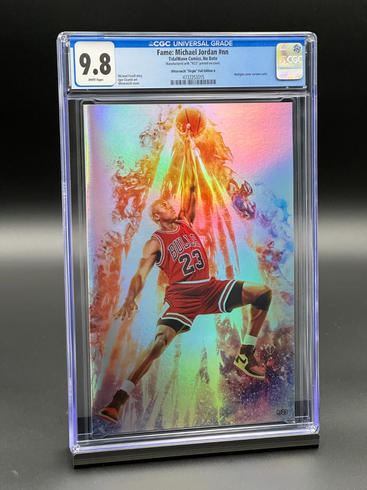 Fame Michael Jordan CGC 9.8 - Ultraraw26 Virgin Edition A - FOIL - LTD 23 Fame Michael Jordan CGC 9.8 - Ultraraw26 Virgin Edition A - FOIL - LTD 23