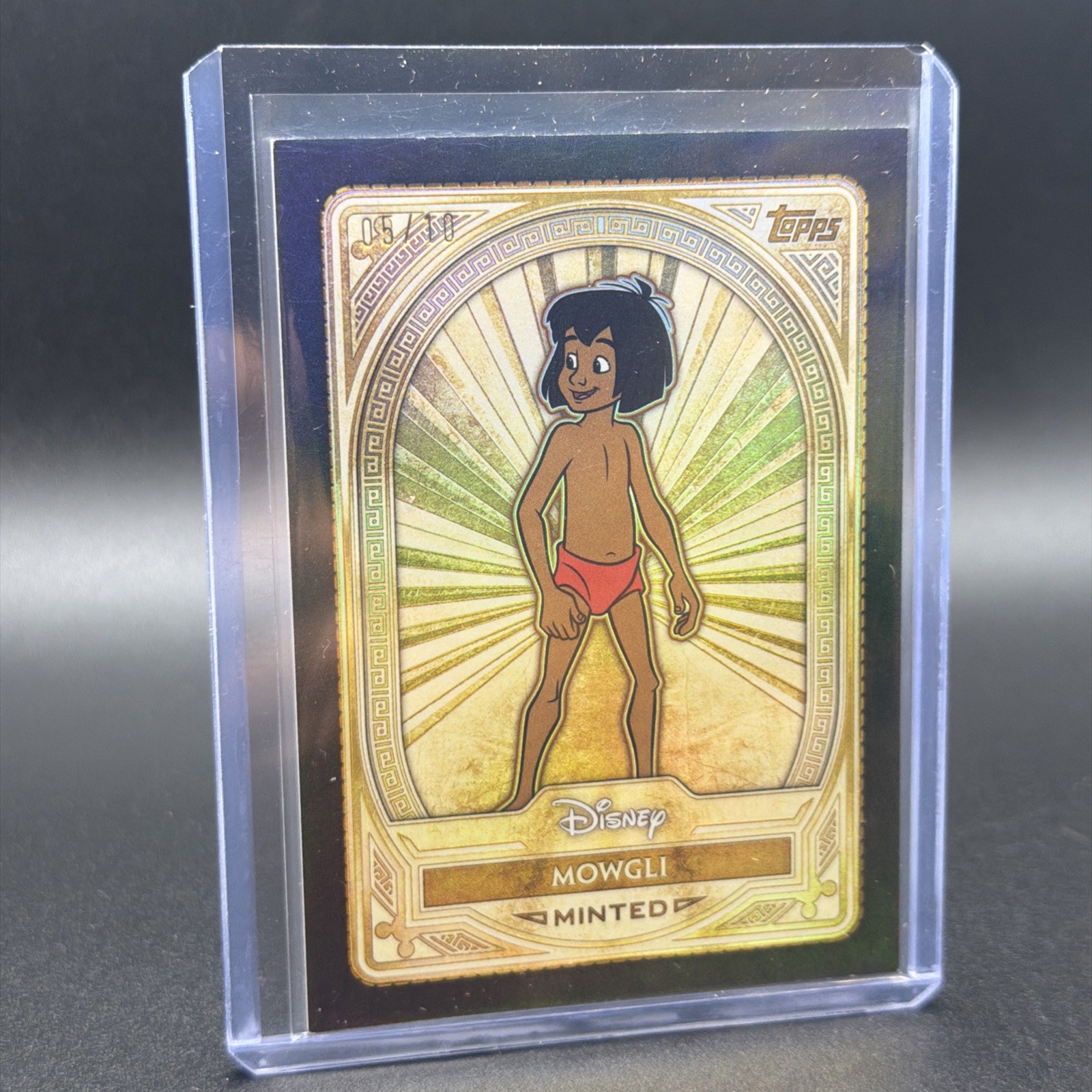 2025 Topps Disney MINT Mowgli 5/10 Black Refractor Jungle Book🔥🔥 2025 Topps Disney MINT Mowgli 5/10 Black Refractor Jungle Book🔥🔥