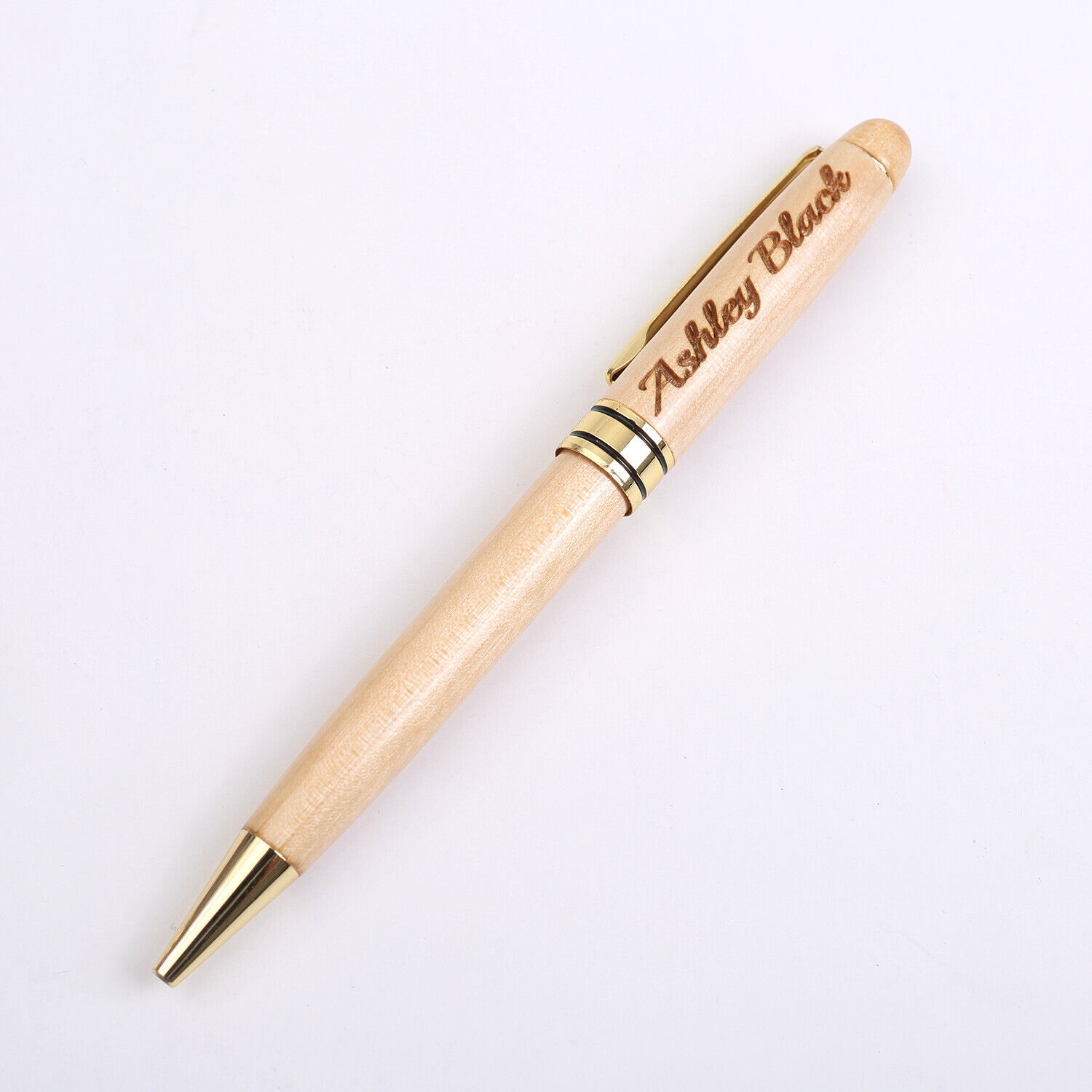 Personalized Maple Wood Ballpoint Pens Name pens.  Custom Name Business pens
