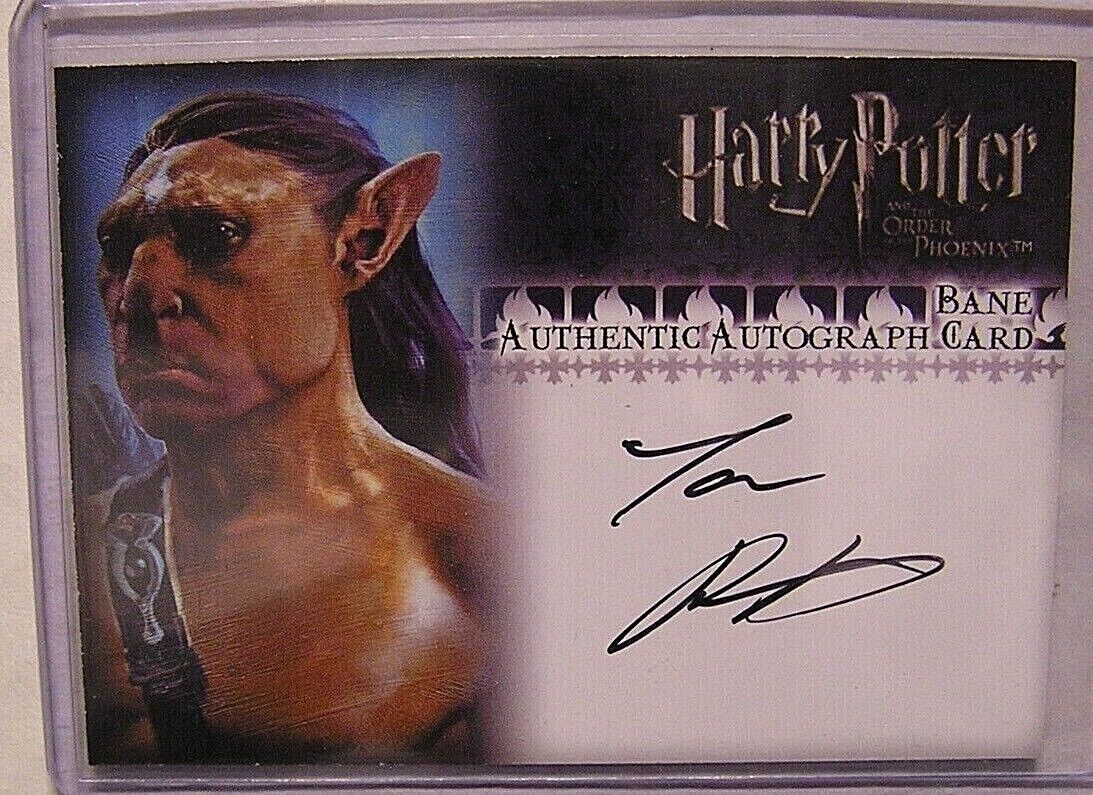 Harry Potter-Jason Piper-Bane-OOTP-Movie-Film-Signed-Signature-Autograph Card