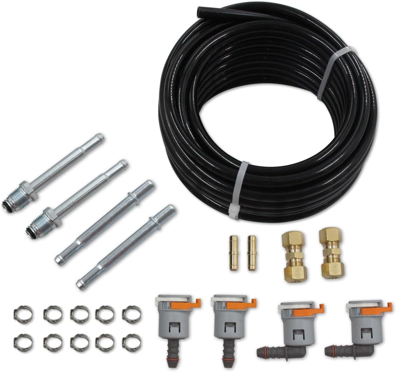 3/8" Nylon Fuel Line Tubing Replacement Fuel Line Repair Kit (10mm) 25 Feet 3/8" Nylon Fuel Line Tubing Replacement Fuel Line Repair Kit (10mm) 25 Feet