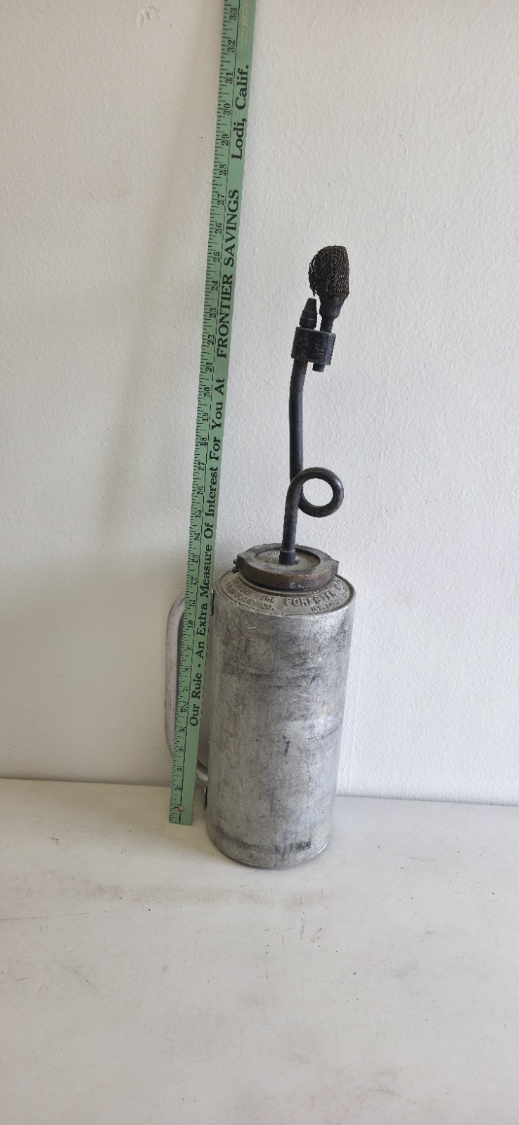 Vintage FORESTER Seal-Tite Drip Torch Western Fire Equipment USFS San Francisco Vintage FORESTER Seal-Tite Drip Torch Western Fire Equipment USFS San Francisco