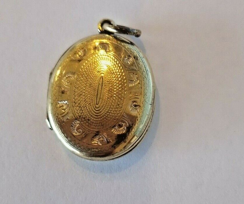 Antique Gold Bereavement Brooch
