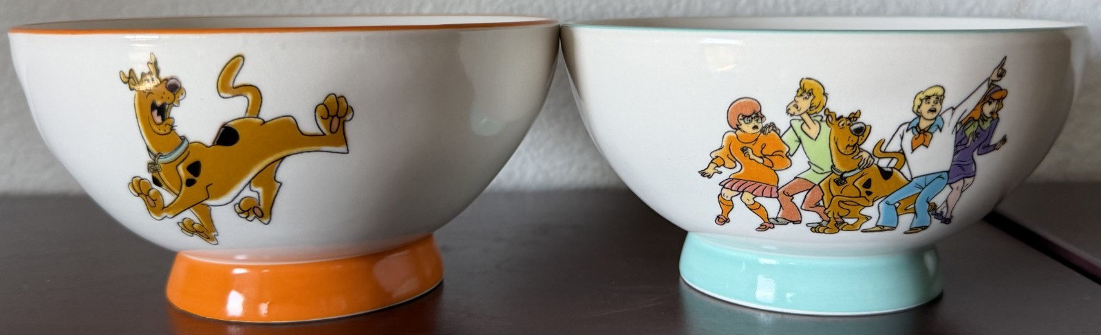 Rae Dunn x Scooby-Doo SCOOBY SNACKS & MYSTERY GANG Ceramic 5.5" x 3" 2 Bowl Set Rae Dunn x Scooby-Doo SCOOBY SNACKS & MYSTERY GANG Ceramic 5.5" x 3" 2 Bowl Set