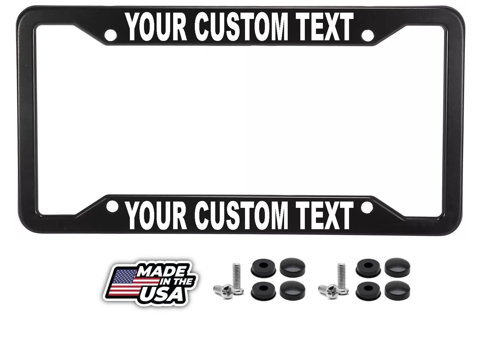 Personalize your own METAL License Plate Frame