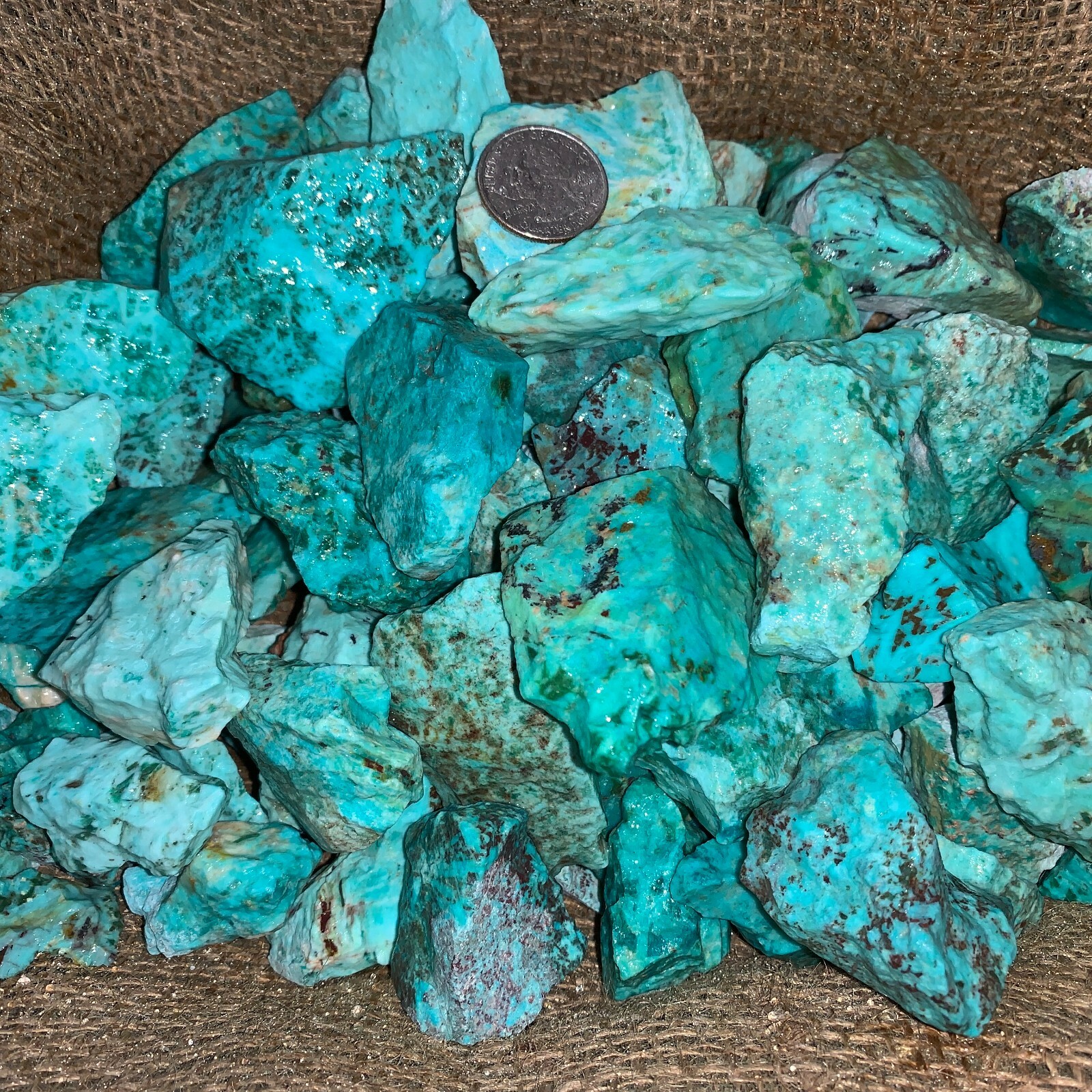 500 Carat Lots of Natural Turquoise Rough (Not Stabilized) + a Free Gemstone 500 Carat Lots of Natural Turquoise Rough (Not Stabilized) + a Free Gemstone