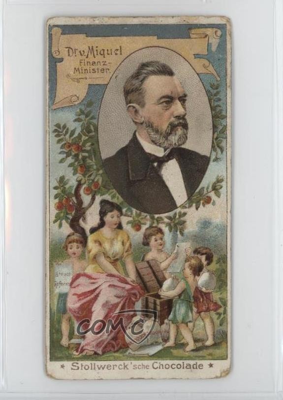 1898 Stollwerck Chocolates Album 1 Eagle Back Dr Johannes von Miquel #8-4 0l4h 1898 Stollwerck Chocolates Album 1 Eagle Back Dr Johannes von Miquel #8-4 0l4h
