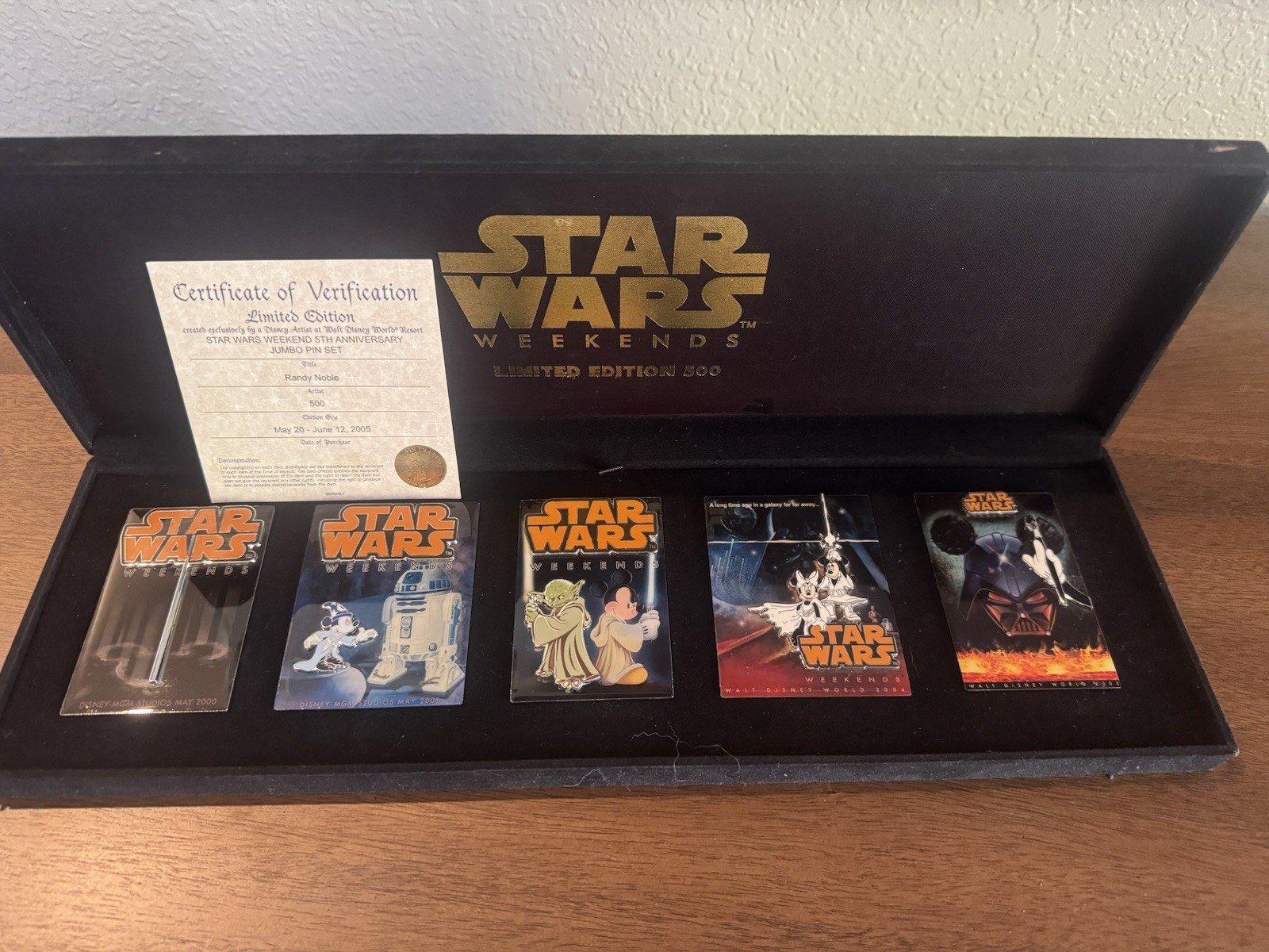 Disney Star Wars Weekends Limited Edition 500 May 20th-June 12, 2005.