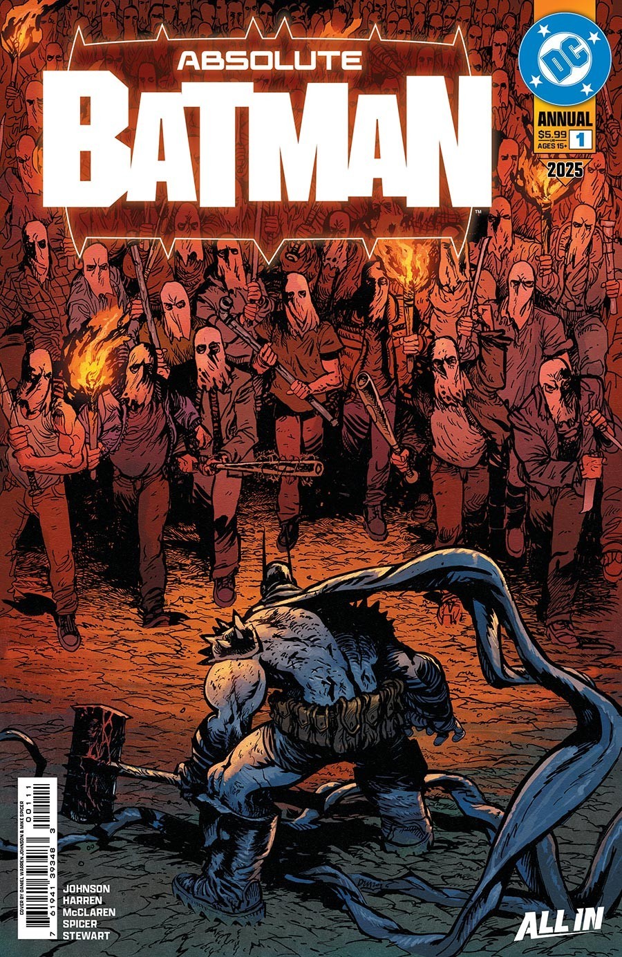 🦇🔵 ABSOLUTE BATMAN 2025 ANNUAL #1 DANIEL WARREN JOHNSON CVR A 1st Print DC VF 🦇🔵 ABSOLUTE BATMAN 2025 ANNUAL #1 DANIEL WARREN JOHNSON CVR A 1st Print DC VF