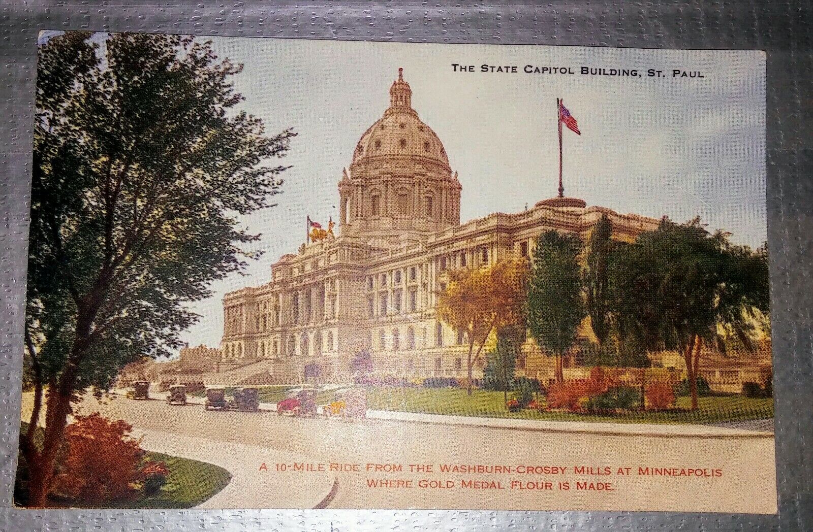 Antique Washburn Crosby Mills Postcard of  St. Paul, Minnesota Capitol Bldg. 
