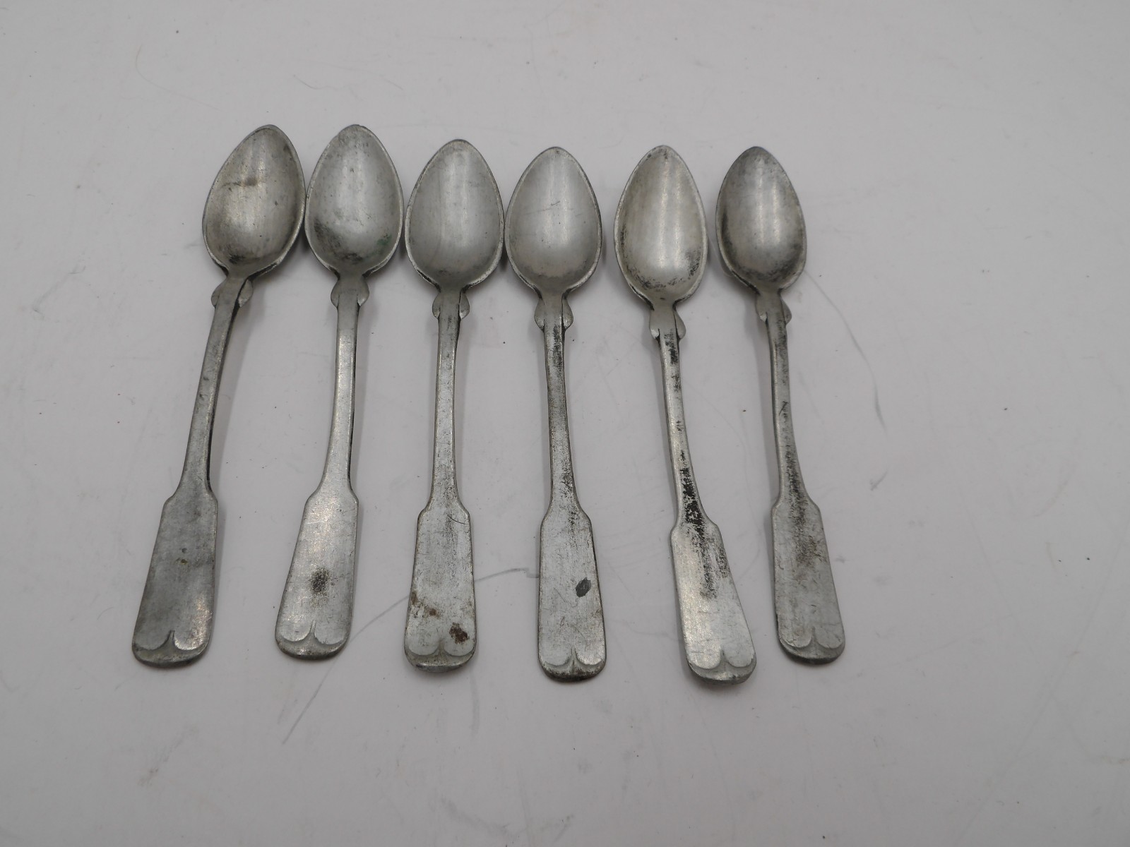 6 Vintage Demitasse Aluminum? Spoons