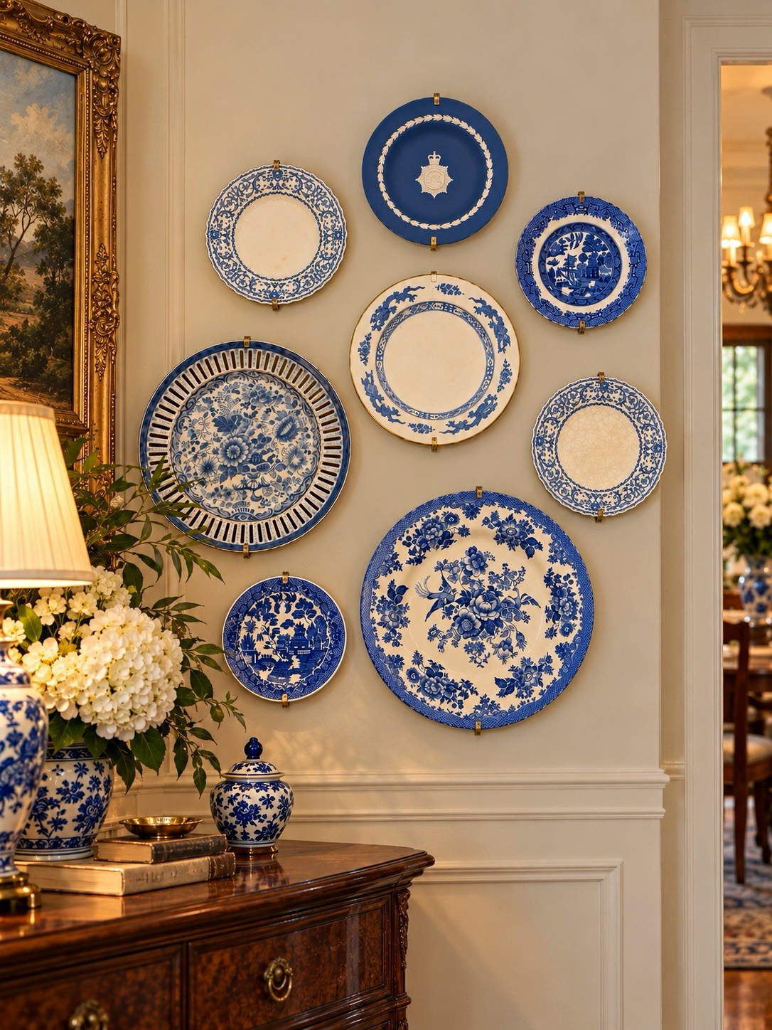Antique Vintage Blue White Plates Lot 8 Booths Wedgwood Meakin Stafford Willow Antique Vintage Blue White Plates Lot 8 Booths Wedgwood Meakin Stafford Willow