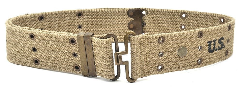 WW2 U.S. M1936 Pistol Belt Khaki marked JT&L 1942 will fit 25"- 45" waist WW2 U.S. M1936 Pistol Belt Khaki marked JT&L 1942 will fit 25"- 45" waist