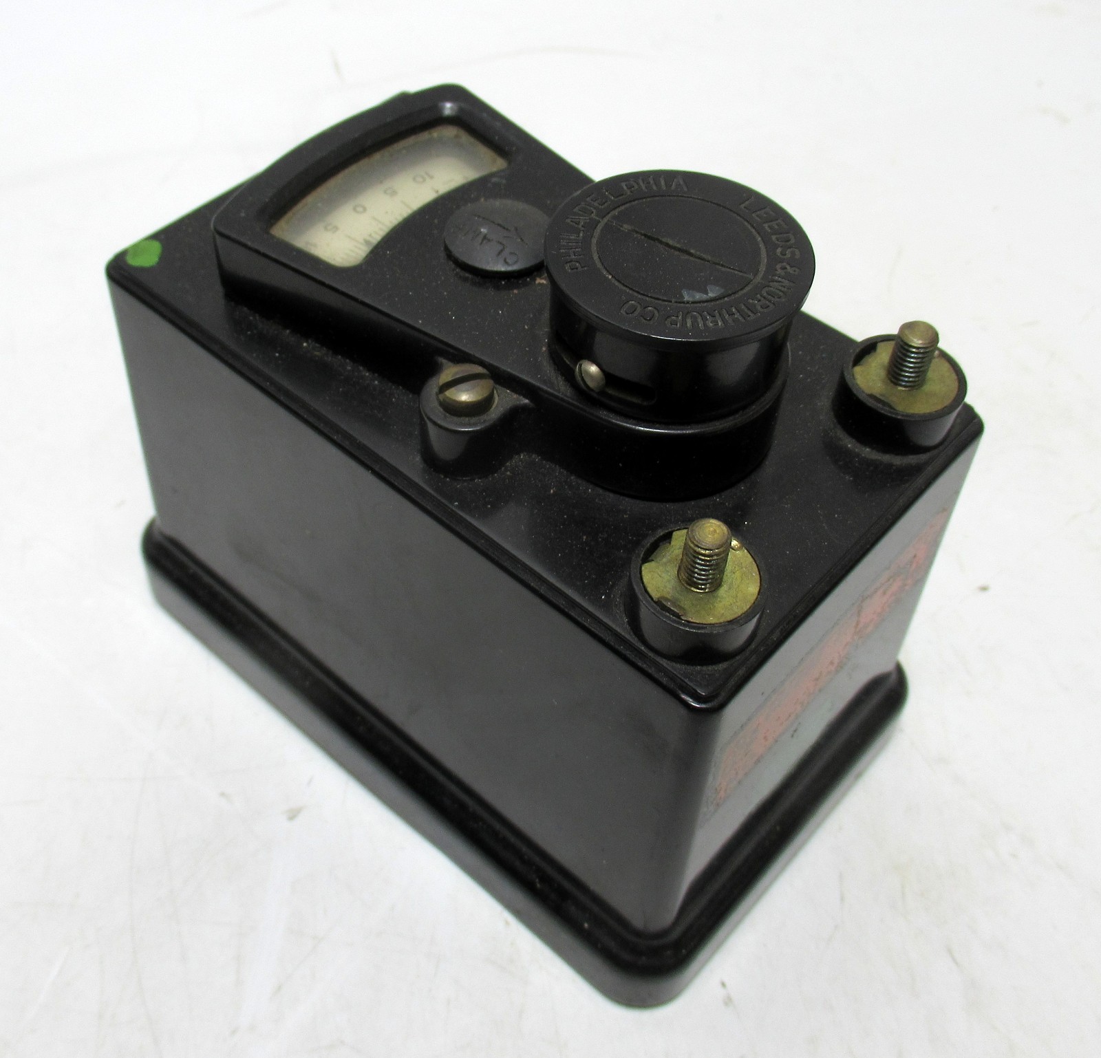 Antique Leeds & Northrup DC Microammeter Galvanometer Electrical Meter 4.5" Antique Leeds & Northrup DC Microammeter Galvanometer Electrical Meter 4.5"