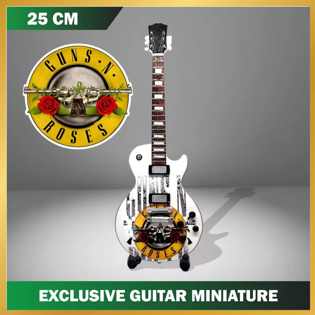 Miniature Guitar, Lespaul Guns N Roses Logo