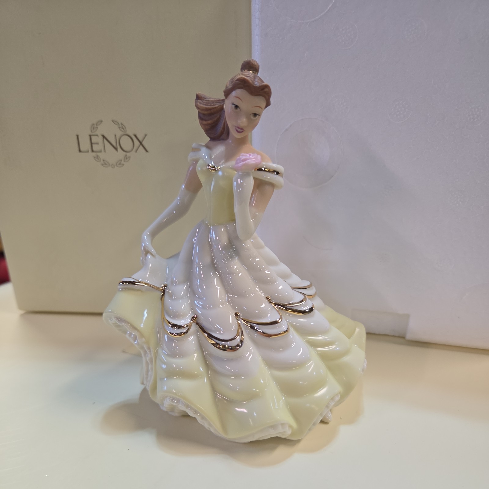 Lenox Disney "A Dream Of Love" Sculpture Belle Beauty & The Beast