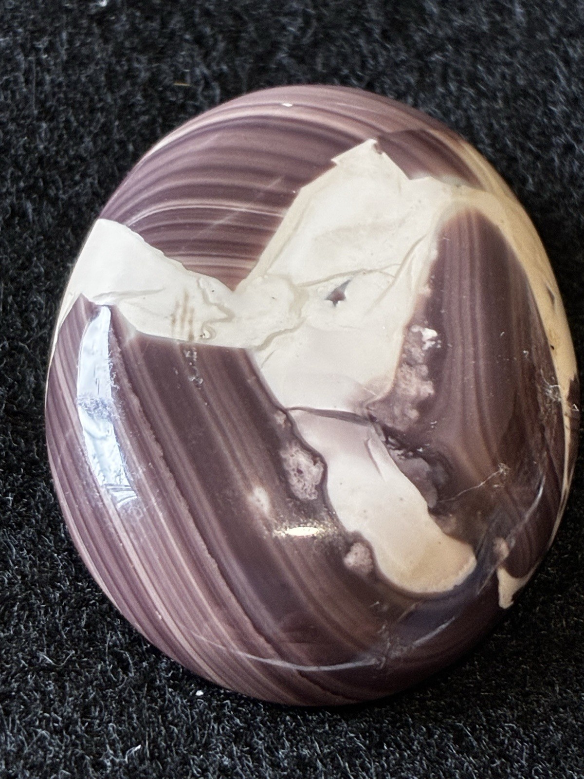 BEAUTIFUL Estate Old Stock Biggs Jasper Cabochon 43mm x 33mm