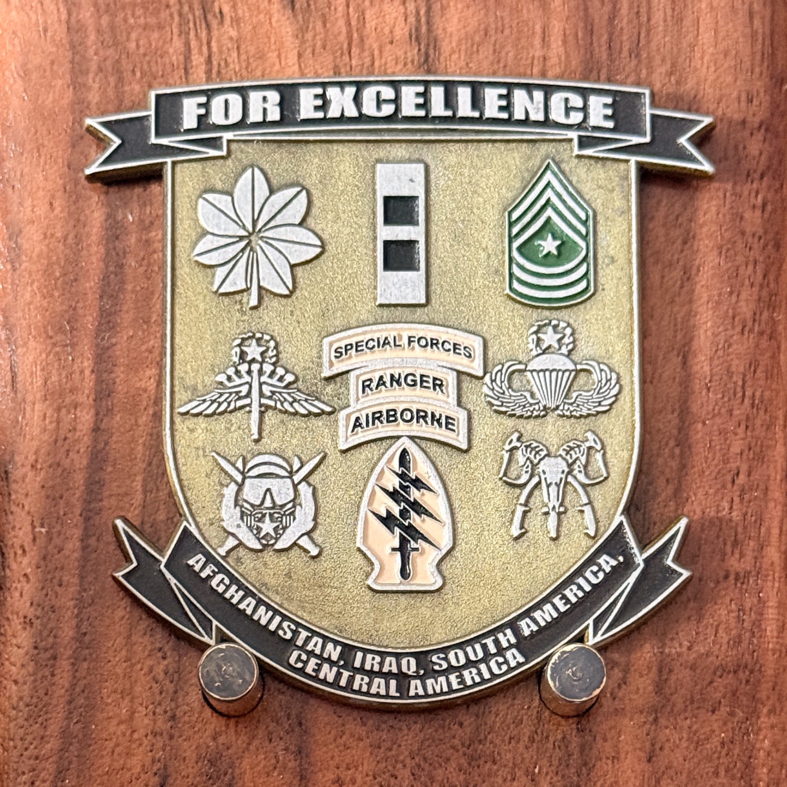 Special Forces Ranger Airborne For Excellence Military Challenge Coin M#14 Special Forces Ranger Airborne For Excellence Military Challenge Coin M#14