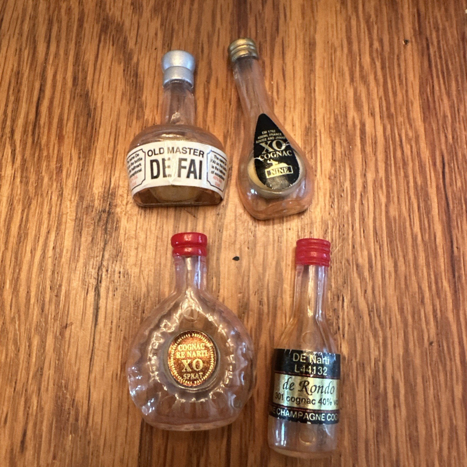 Vintage 1970s Mini Liquor Bottle Fridge Magnets Lot of 4 French Cognac Liqueur Vintage 1970s Mini Liquor Bottle Fridge Magnets Lot of 4 French Cognac Liqueur