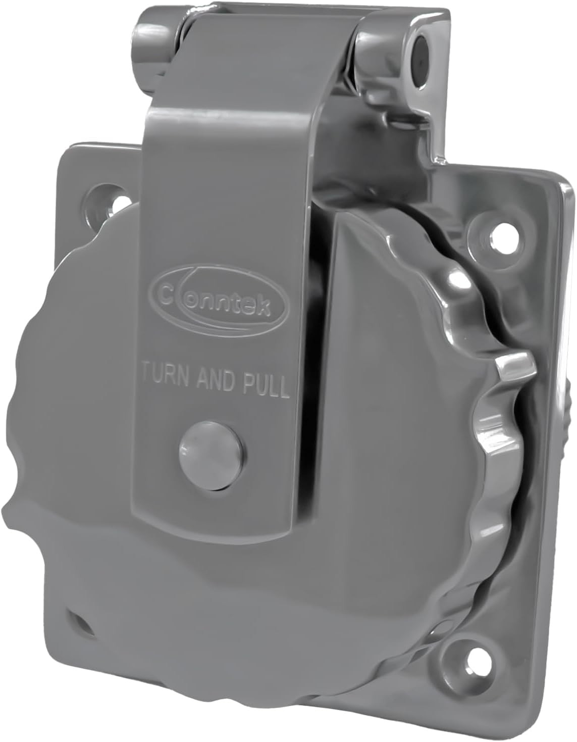 30 Amp 125 Volt RV Marine Power Inlet - Stainless Steel 30 Amp 125 Volt RV Marine Power Inlet - Stainless Steel