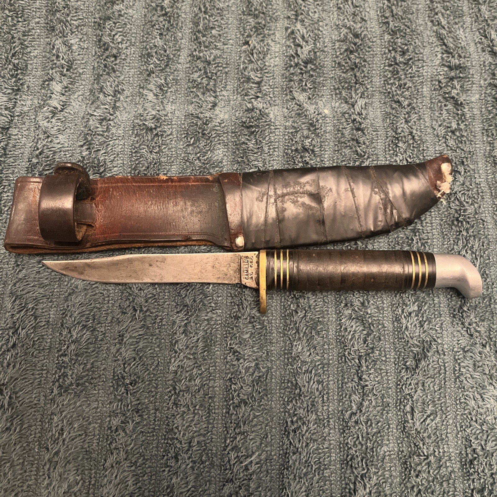 Vintage CAMILLUS N.Y. USA 1006 Bird and Trout Fixed Blade Knife with Sheath Vintage CAMILLUS N.Y. USA 1006 Bird and Trout Fixed Blade Knife with Sheath