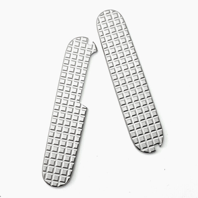 2PCS DIY TC4 Handle Scales Patch for 91mm Victorinox Swiss Army Knife New