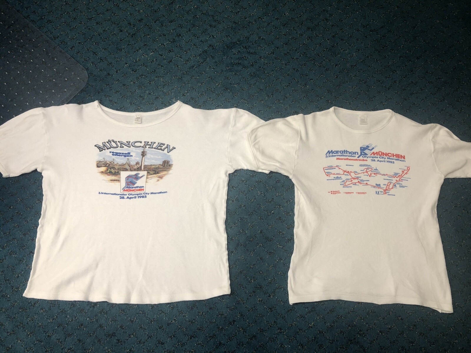Vintage 1985 Munich Germany Munchen Marathon T-Shirts See Description Vintage 1985 Munich Germany Munchen Marathon T-Shirts See Description