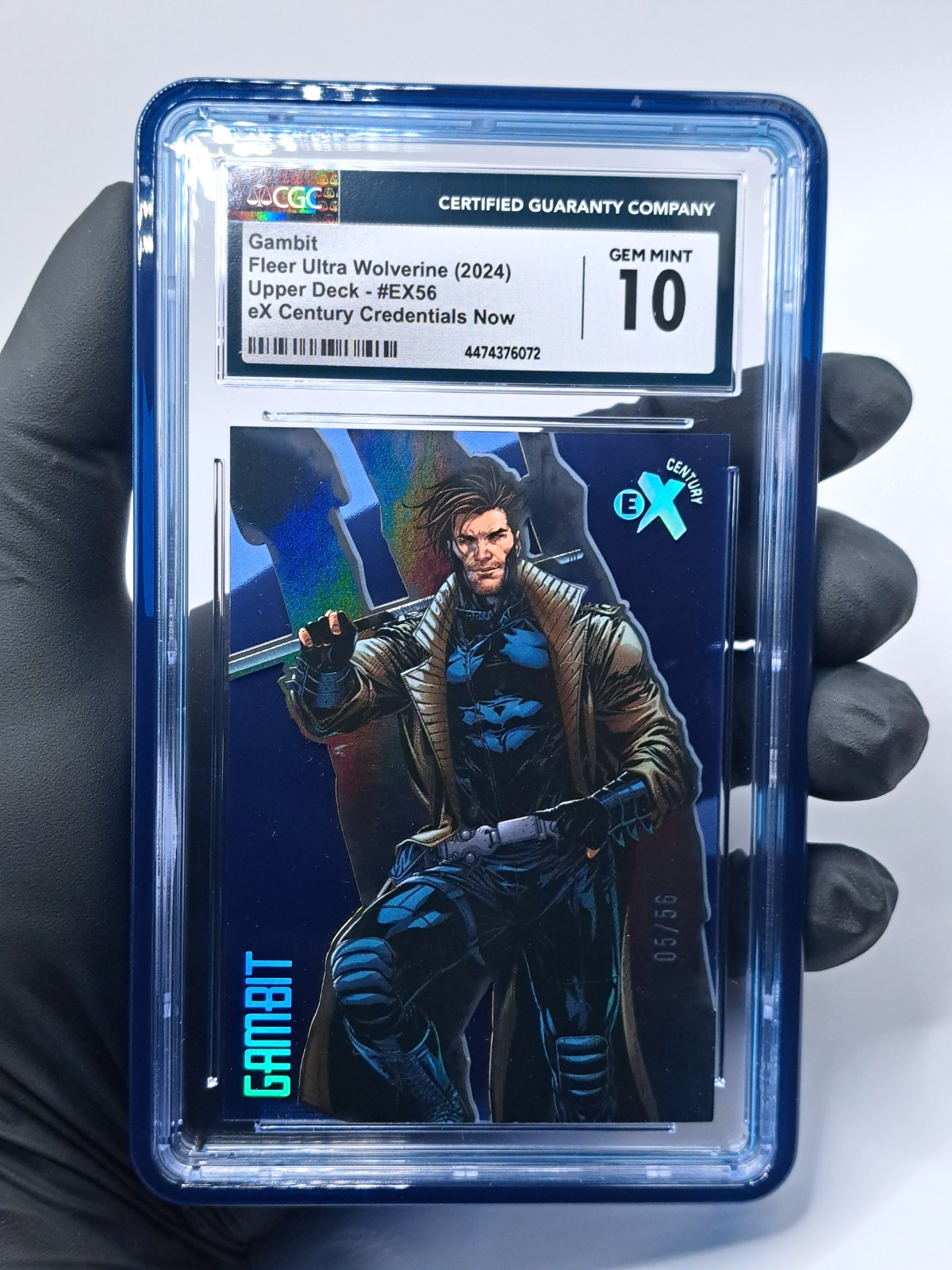 2024 Marvel Fleer Ultra Wolverine Gambit #EX56 eX Century Credentials Now CGC 10 2024 Marvel Fleer Ultra Wolverine Gambit #EX56 eX Century Credentials Now CGC 10