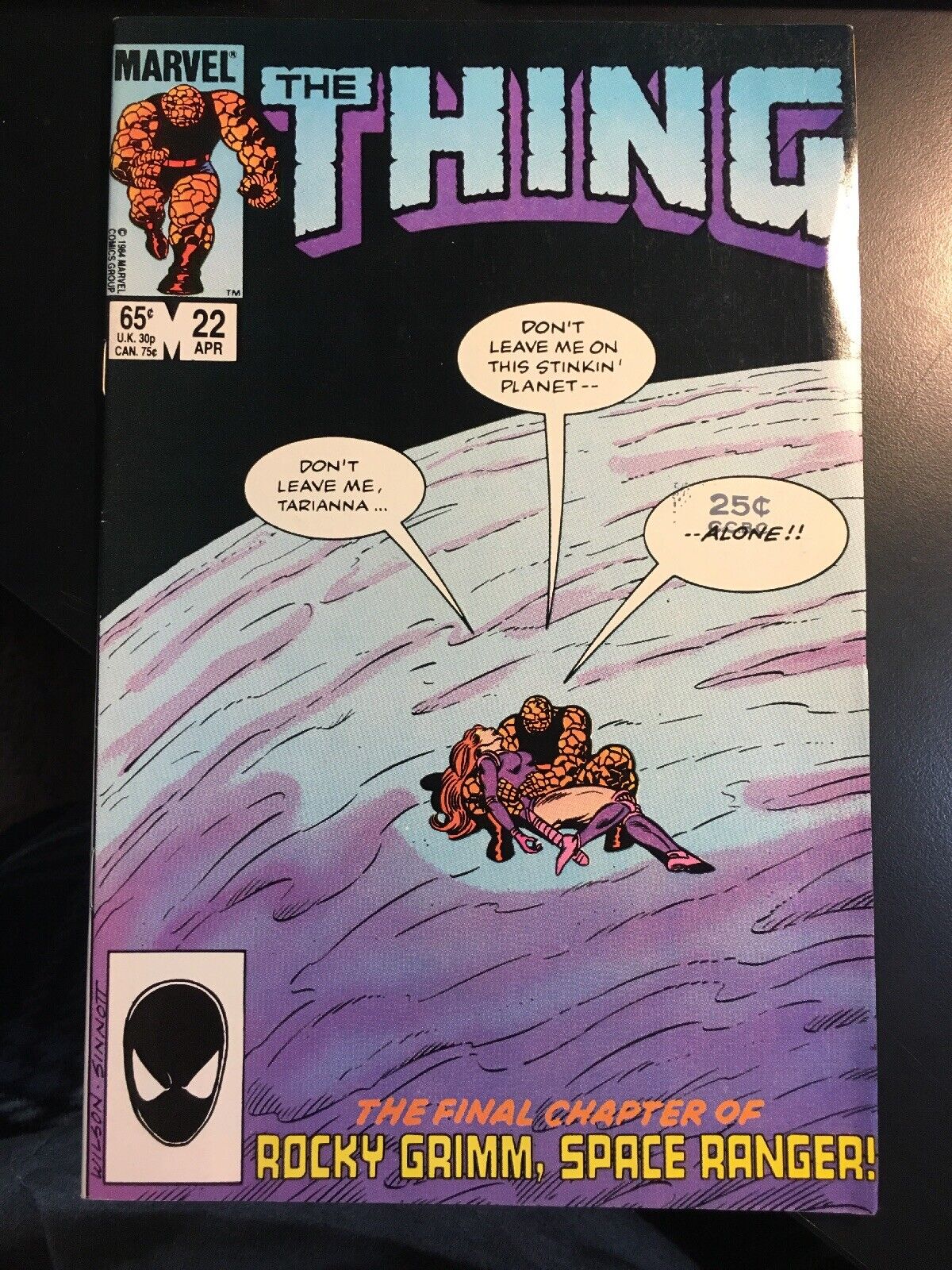 The Thing Volume 1 #22 April 1985  Marvel Comics Stan Lee