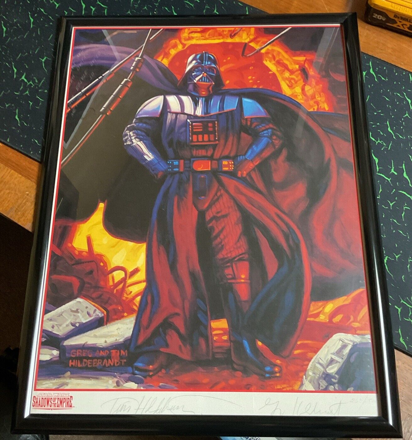 Darth Vader Star Wars Shadows of the Empire Signed with Papers #263/1500