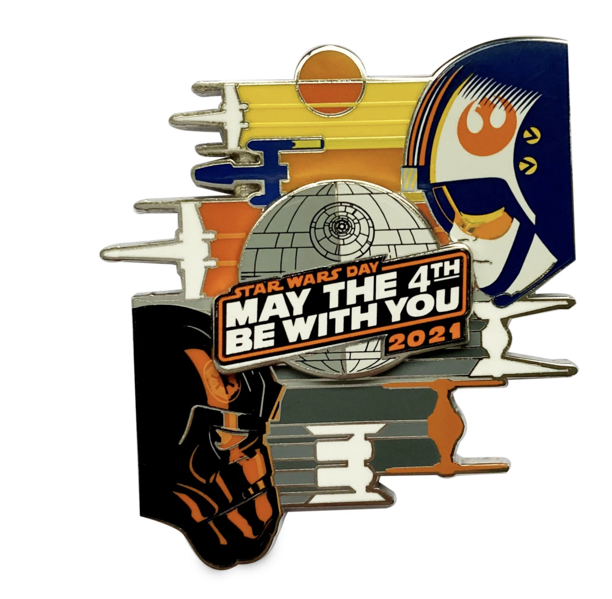 Disney Parks Star Wars Day May the 4th Be With You 2021 Limited Pin New Card