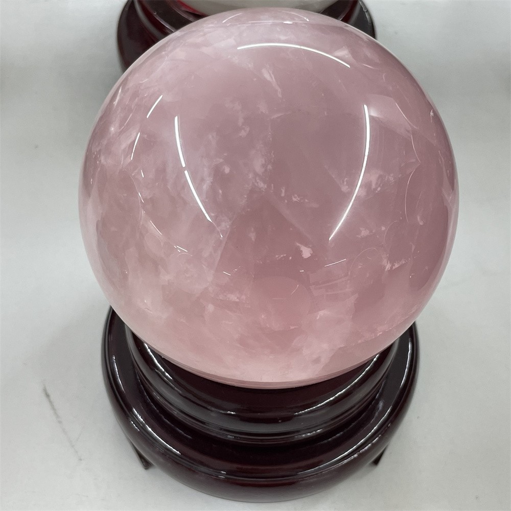 3.5LB 3.9" Natural Rose Quartz Sphere Magic Quartz Crystal Ball Reiki Decor 3.5LB 3.9" Natural Rose Quartz Sphere Magic Quartz Crystal Ball Reiki Decor