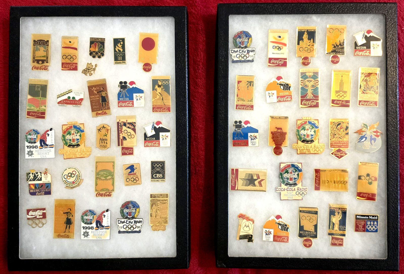 Mixed HTF LOT of (50) VTG Olympic Press, Media, VIP Pins, Nagano Japan Mixed HTF LOT of (50) VTG Olympic Press, Media, VIP Pins, Nagano Japan