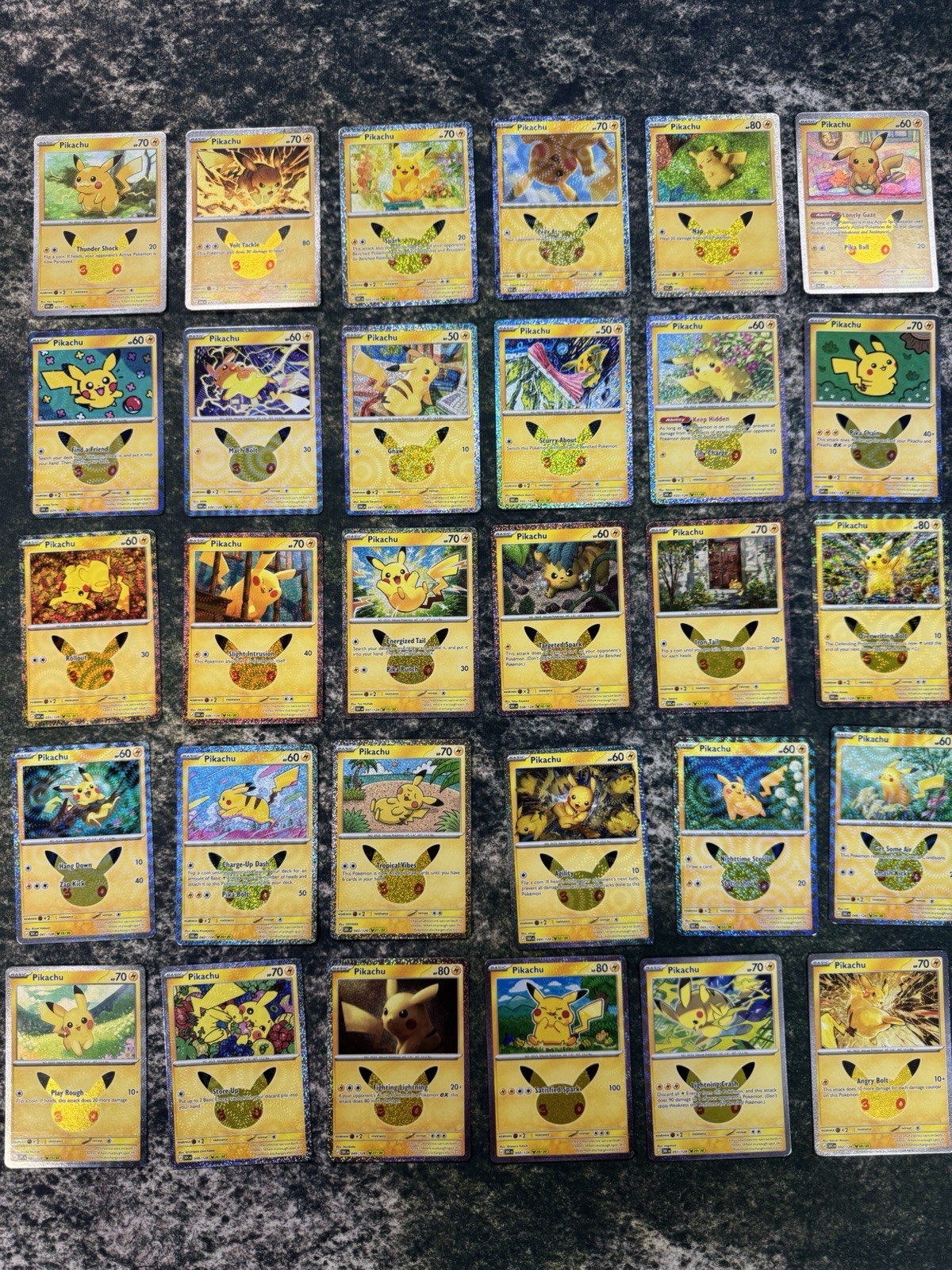 Pikachu 30th Anniversary Celebration Pokemon TCG Pikachu Holo (30 Card Set Full) Pikachu 30th Anniversary Celebration Pokemon TCG Pikachu Holo (30 Card Set Full)