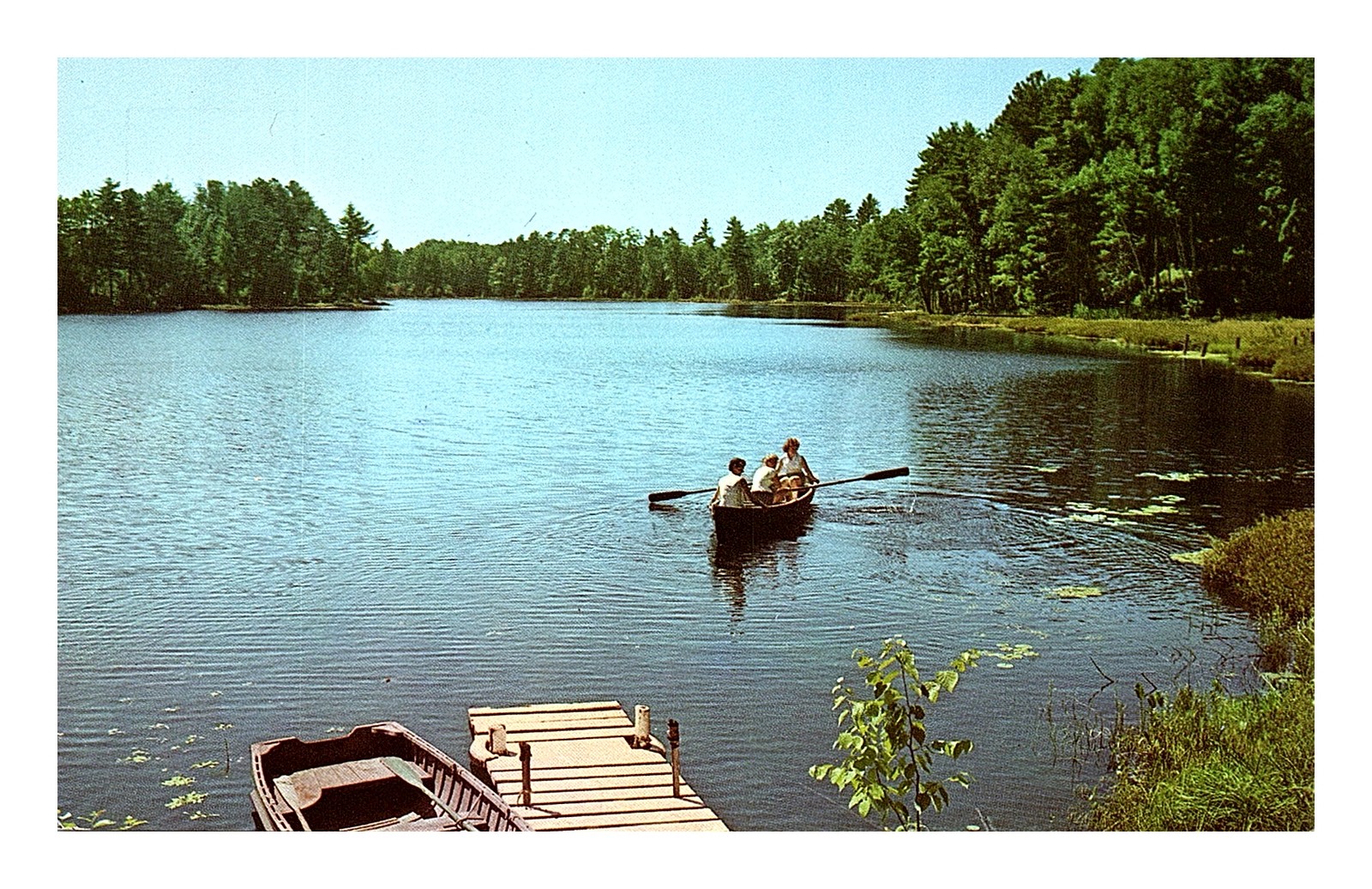Postcard:  SUMMER TIME at the Lake