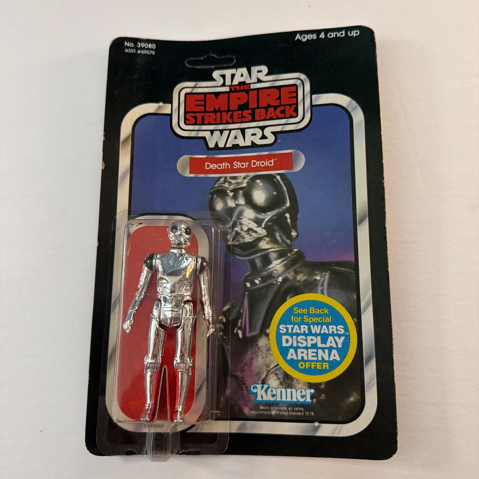 Vintage Kenner Star Wars ESB Death Star Droid 45 Back MOC Display Arena Sealed