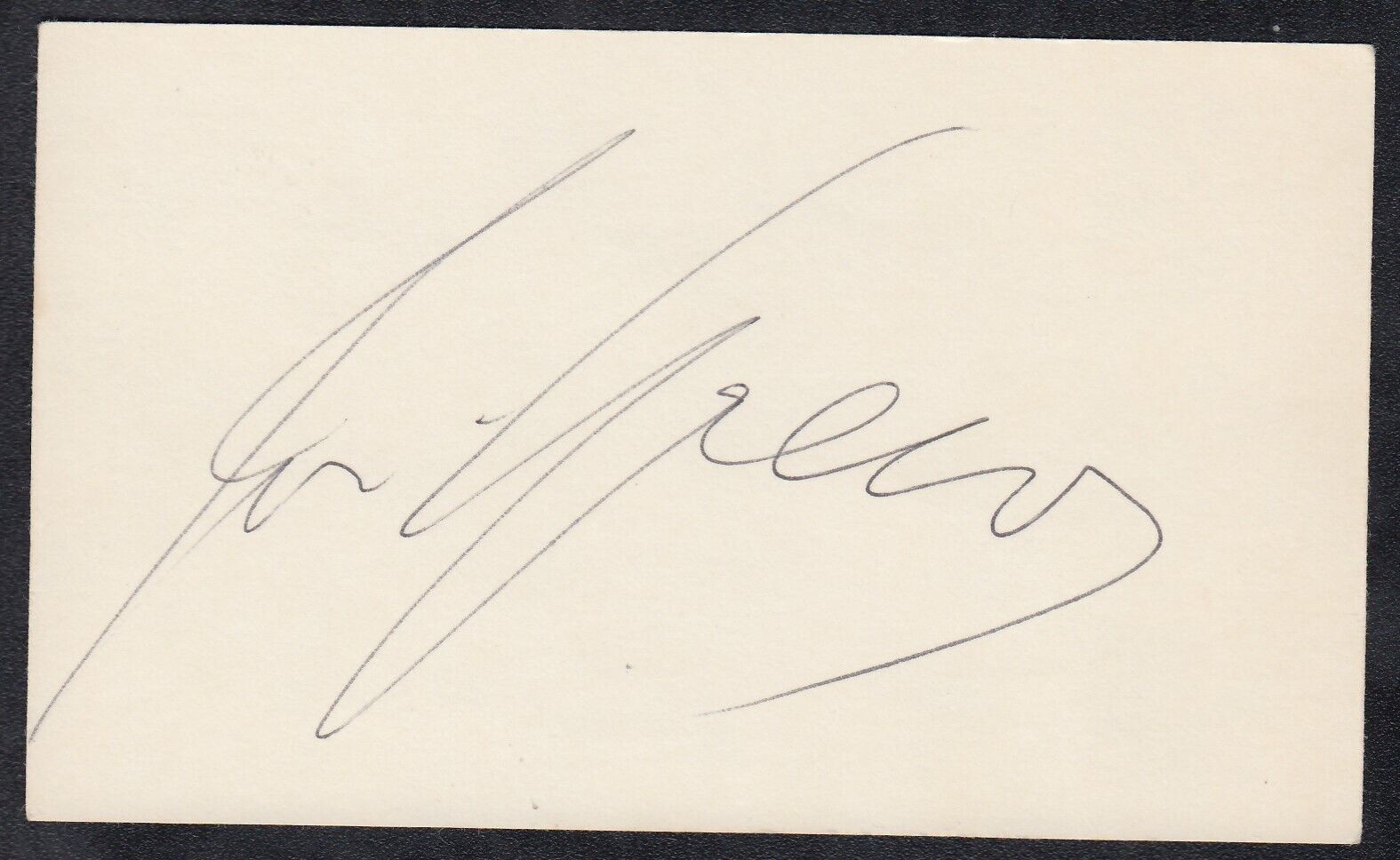 Jose JOSÉ GRECO  Flamenco Dancer 3x5 Signed Index Card Autograph