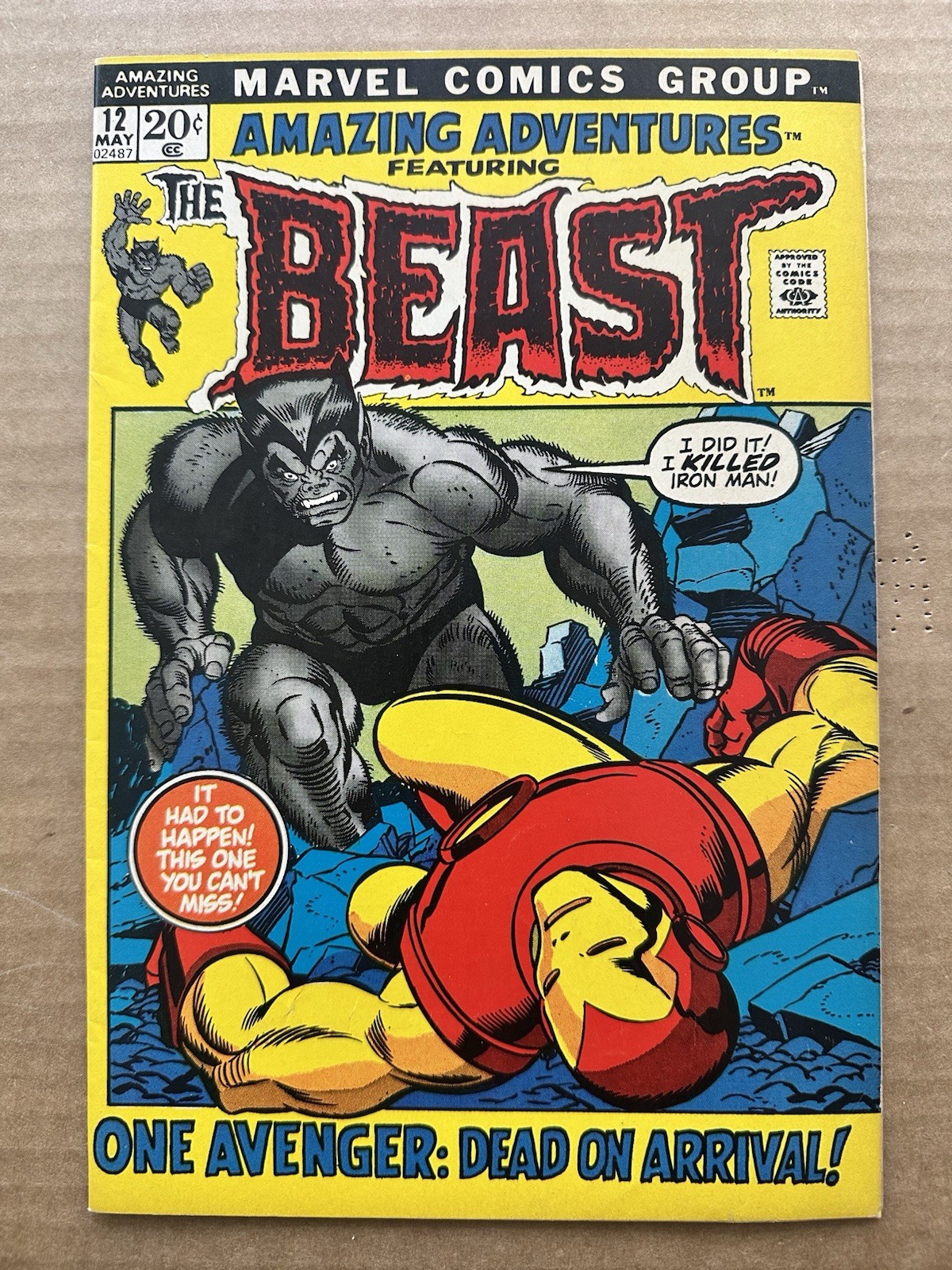 Amazing Adventures #12 2nd Mutated Beast, Englehart, Sutton (Marvel 1972) VF-/VF