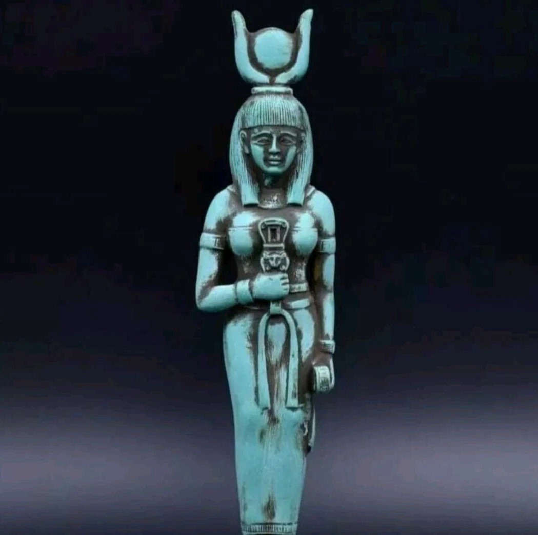 Egyptian Artifacts Rare Authentic Pharaonic Statue Egyptian Goddess Hathor BC Egyptian Artifacts Rare Authentic Pharaonic Statue Egyptian Goddess Hathor BC