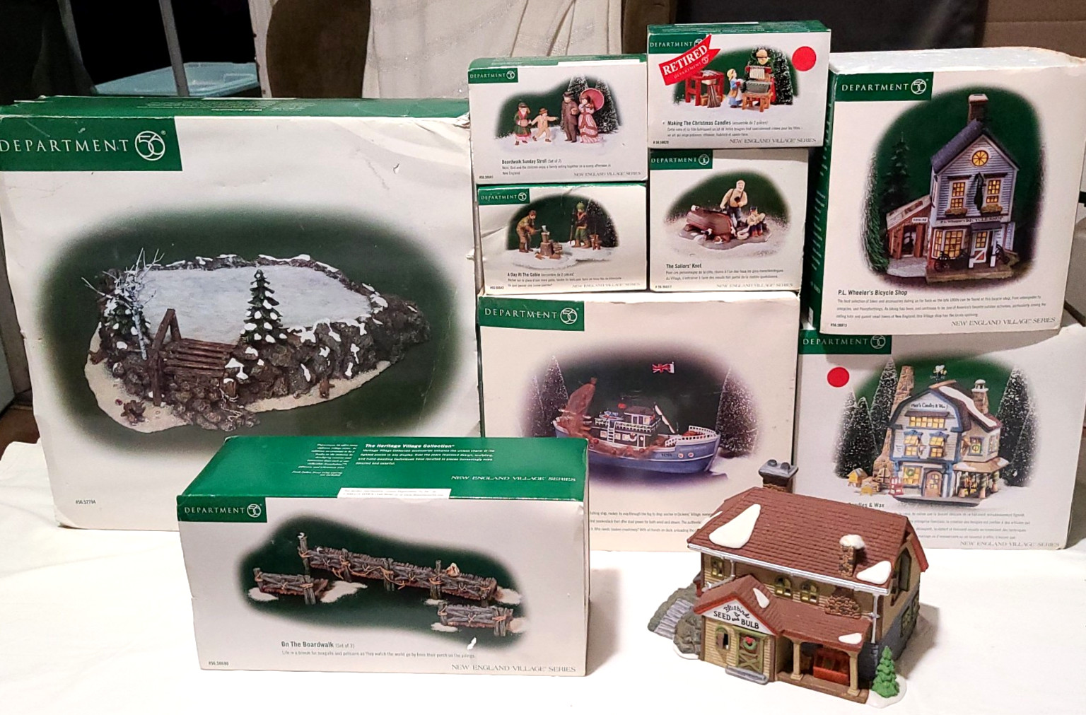 Vintage Dept 56 Christmas Village LOT Vintage Dept 56 Christmas Village LOT