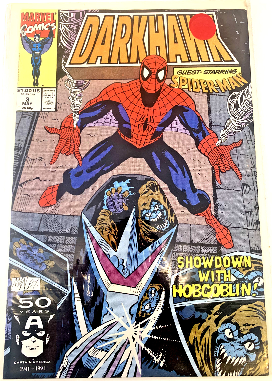 Darkhawk #3 May 1991 Marvel Comics Newsstand