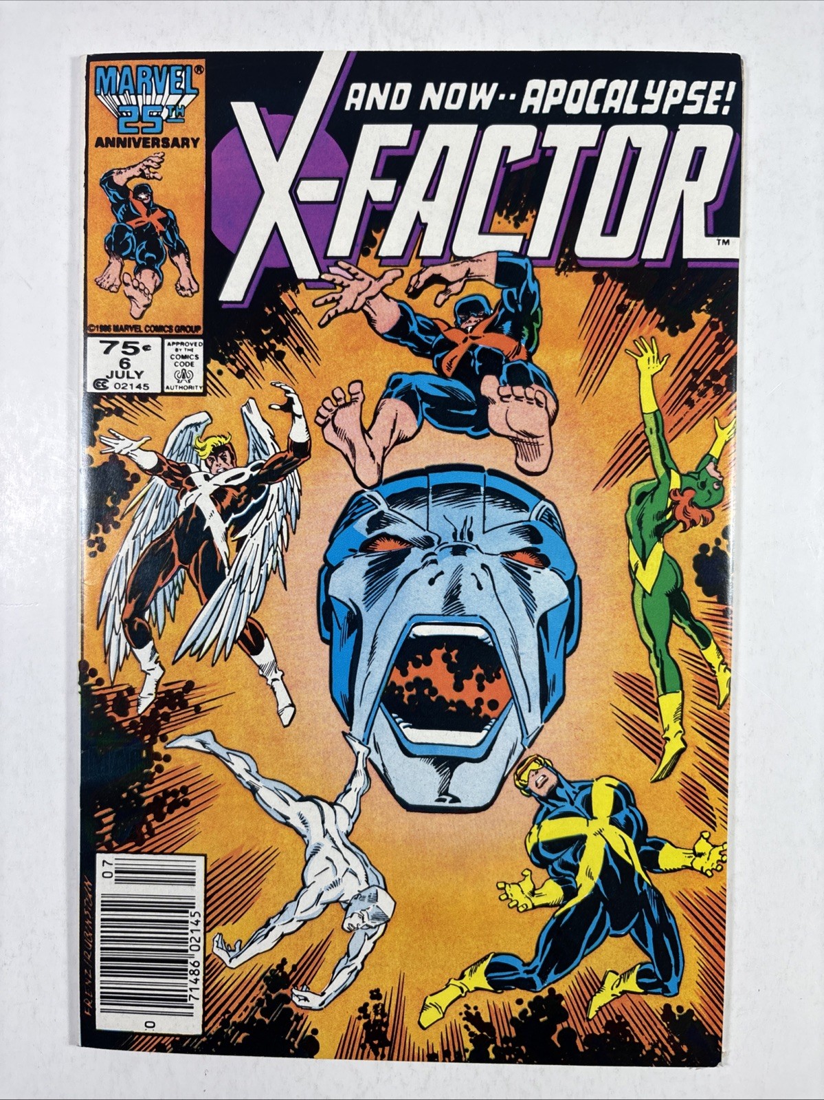 X-Factor #6 Newsstand Variant (Marvel Comics July 1986) X-Factor #6 Newsstand Variant (Marvel Comics July 1986)
