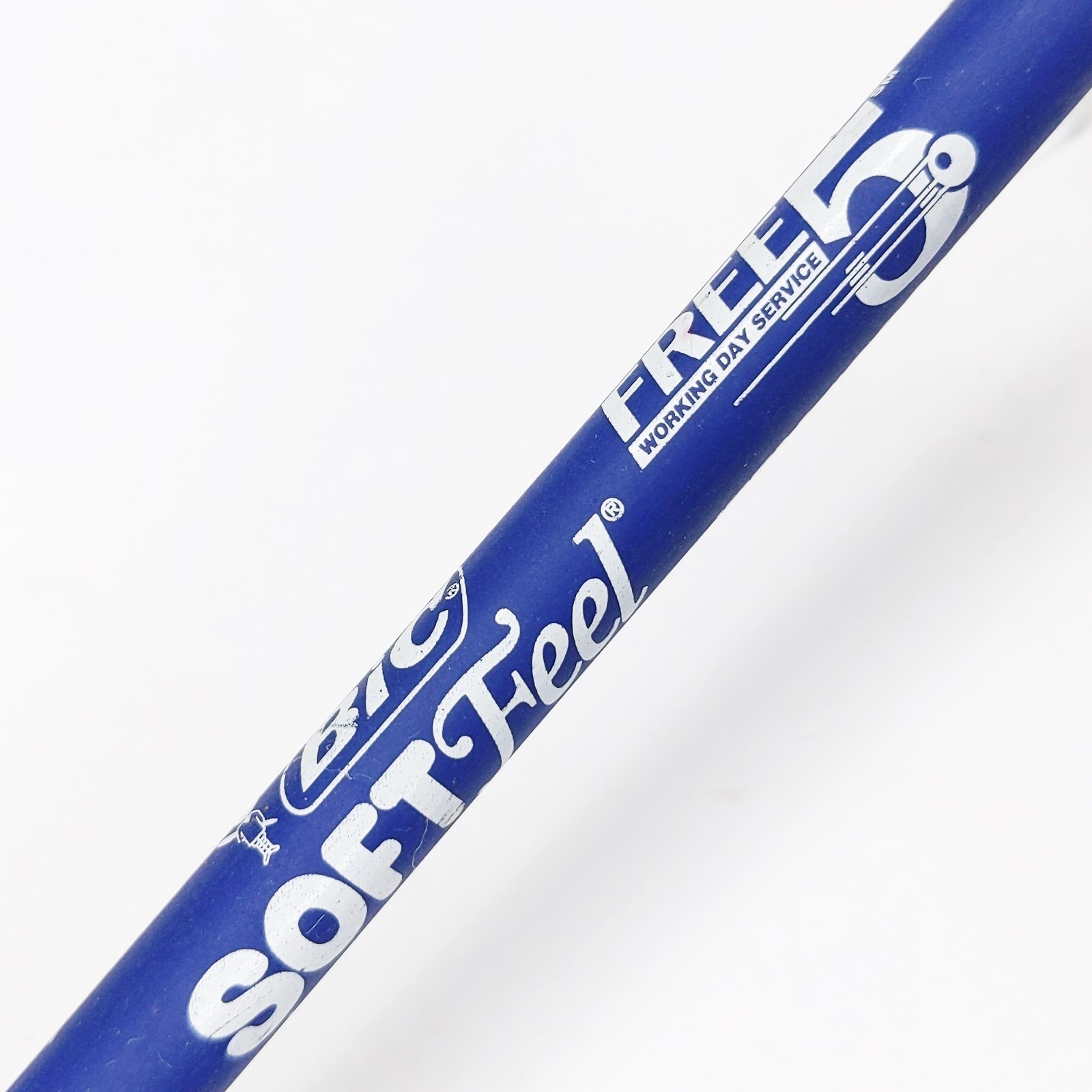 c1990s Soft Feel Stic BIC Salesman Sample Advertising Pen Cap Blue Retro G9 c1990s Soft Feel Stic BIC Salesman Sample Advertising Pen Cap Blue Retro G9