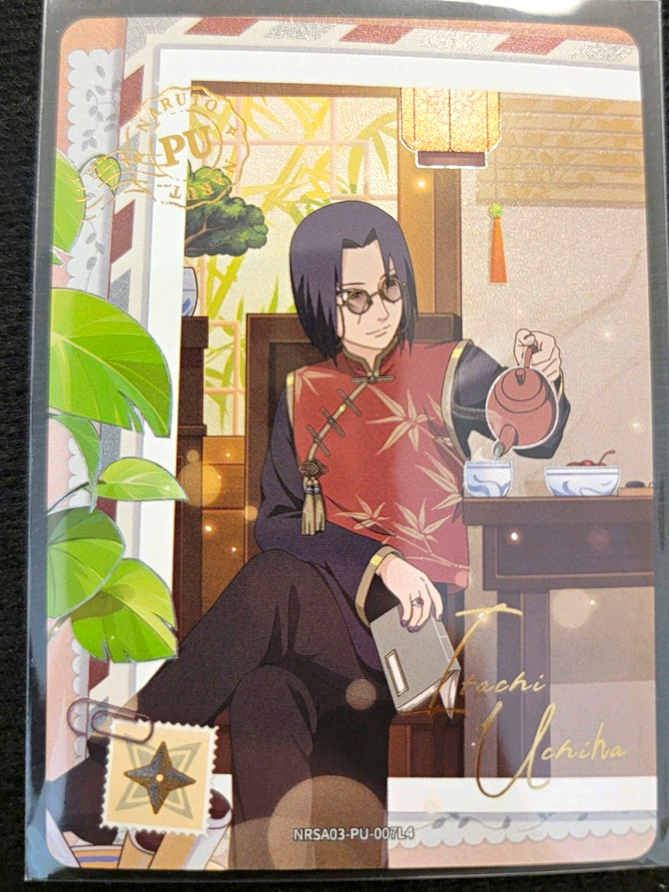KAYOU Naruto Itachi Uchiha PU Holo Collectible Card NRSA03-PU-007L4 KAYOU Naruto Itachi Uchiha PU Holo Collectible Card NRSA03-PU-007L4