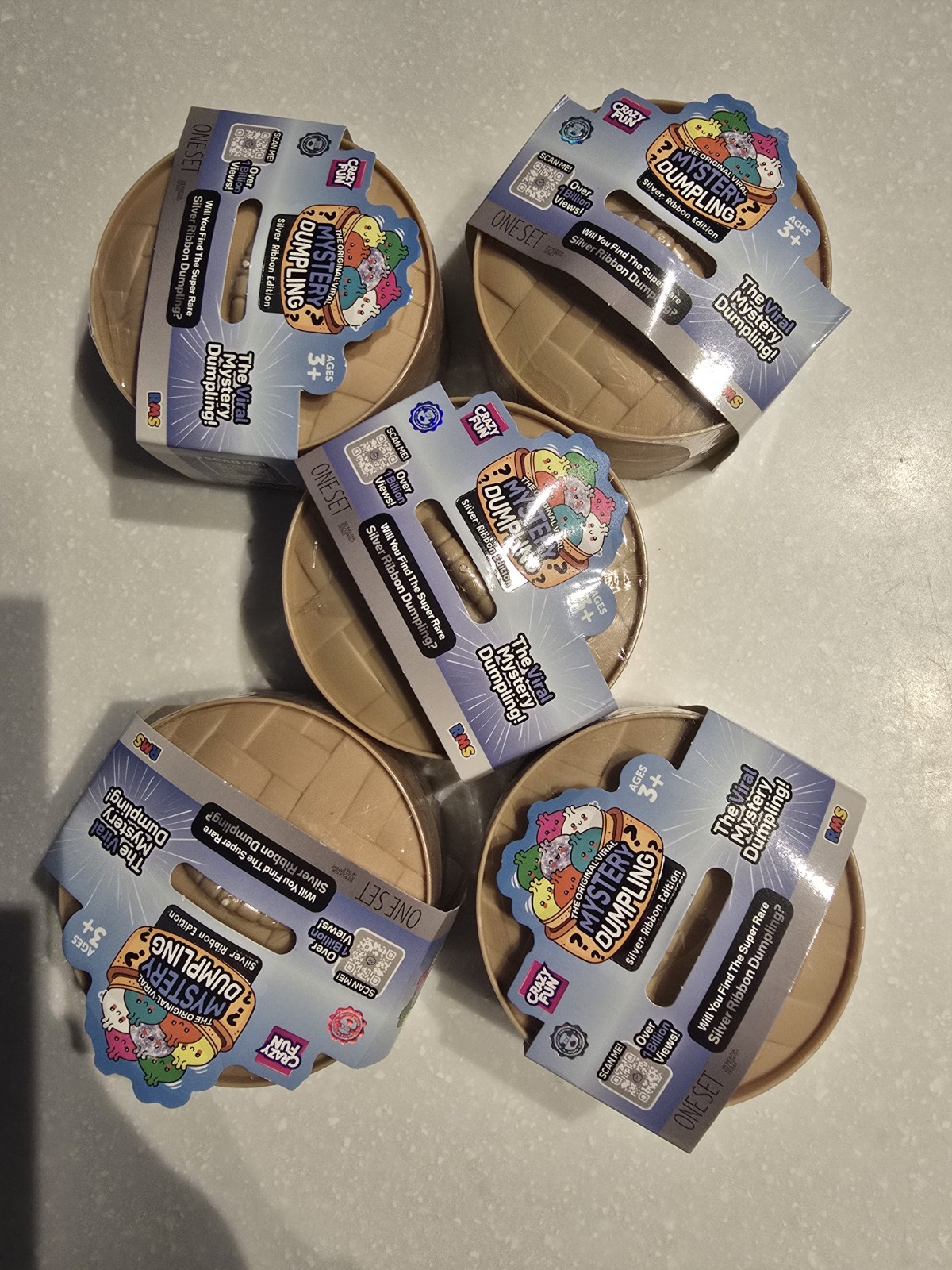Lot of 5 - Crazy Fun Mystery RMS Dumpling Silver Ribbon Edition Lot of 5 - Crazy Fun Mystery RMS Dumpling Silver Ribbon Edition